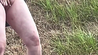 Outdoor Female Exhibitionist: Hitchhiking Flash