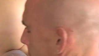 Smacking the basketball court