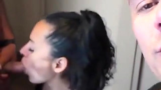 Cuckold Shares His Wife with the Delivery Guy