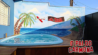 Aidocarmona Enjoying a Pool Wanting to Fuck an Ass