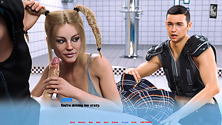 Laura and John Having Fun in Locker Room