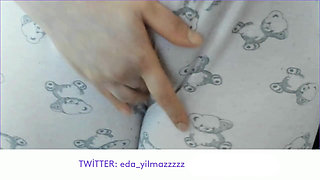Cameltoe- Masturbate with Pajama- Rubbing Pussy with Pajama