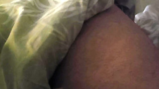 Sexy and hot step mom gives step son a perfect handjob before bed time