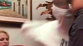 Beautiful, Young, Busty Woman Gets Her Pussy Pounded by an Older Man.