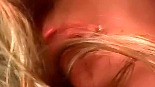 Sloppy Blowjob - Busty Blonde Drools on His Cock