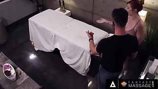 Valentina Nappi's Steamy Massage - Secret Blowjob & Handjob Under the Table