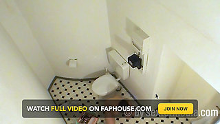 Amateur Phone Sex on the Doctor's Toilet