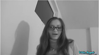 Hot Russian Babe In Nerd Glasses Creampied By Big Dick With Martin Gun And Shrima Malati