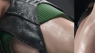 Yuffie Final Fantasy 7 Doggystyle Big Ass Fuck with Creampie - Tight Pussy 3D Hentai Animation