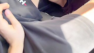 Hot Teen 18+ Is Really Horny In Public