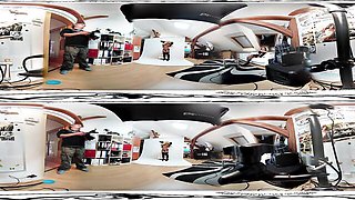 Virtual reality smut with explosive Bella Scaris from Bravo Models