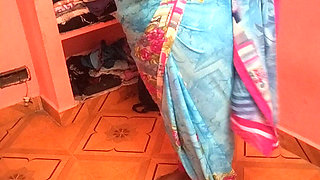 Saree Wearing for Next Shoot