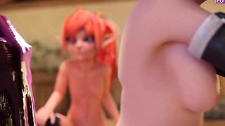 Hentai chick enjoys anal sex at the gym