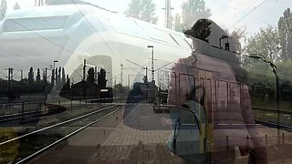 Busty brunette solo masturbation