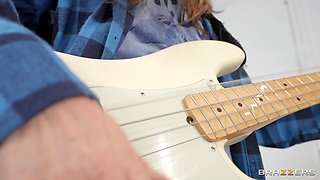 Garage Band Banned: Interracial Threesome with Conor Coxxx, and Busty Ebony Babes Ashlyn Peaks, Zoey Sinn