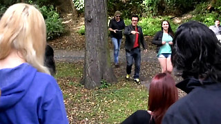 Huge Gang Bang with Hot Girls Who Love to Suck and Fuck Big Cocks