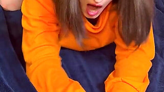 Velma Gets a Big Surprise and Left with a Dripping Creampie