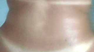 CHUBBY HOTTIE GIVING BLOWJOB IN BATHTUB ON ALL FOURS