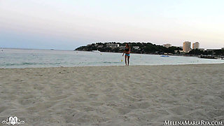 Horny Nude on Beach
