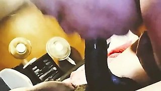 A college Teacher Sucking My Dick & Swallowing the Whole Load
