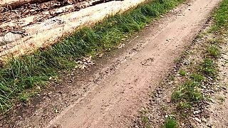 Vagina and Tit Punishment in the Woods