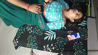 Desi Bhabhi Is Calling the Boy From the Neighbourhood to Her Room and Cooling Her Pussy and Having Sex.