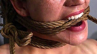 She Can Only Beg with Her Eyes Slave Mila Shatters Under Non-stop Wand Torment, Fully Bound to the Pole (1080p)