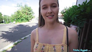 Public Agent featuring Stacy Cruz's creampie dirt