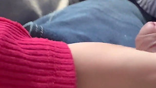 Road to Medellin; Jerkoff and Fingering Pussy with in Service Bus