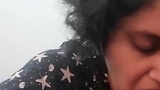 Aunty Shows Her Pussy While Watching TV