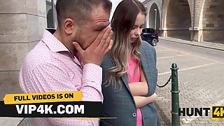 HUNT4K Hot big ass slut Alice Flore takes my cock for some cash
