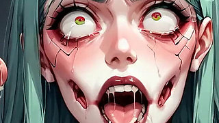 Turquoise Cracks: Nipple Stretching Bliss