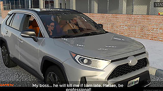 Risky Car Sex Horny Wife Vs. Scared Driver (funny Voiceover 3D) - Medical Special Care - 10ki - by Porn Game 4u