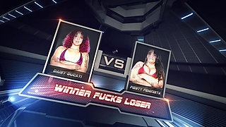 Daisy Ducati Vs Fiesty Feminista Female Wrestling