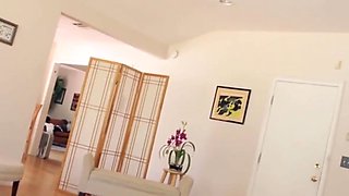 big ass blonde teen step sister fucked on family couch pov