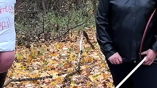 Dominatrix Mistress April - Forrest beating