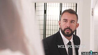 Best man calms down a nervous teen bride