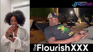 Melanie Muse First Look Sex Scene with DatJGuy - Outdoor Ebony Romance