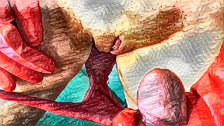 XXX Cartoon. My Housekeeper Helps Me with My Handjob. Cumming on Her Big Clit and Her Red Panties.