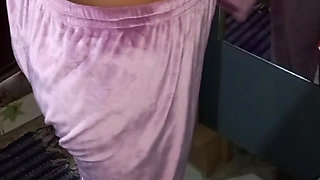 Panjabi Bhabhi Having Change Her Dress.