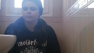 Watcher on Toilet