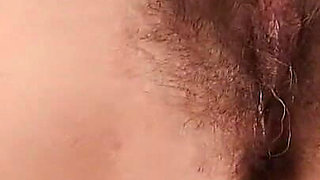 Clitoral Orgasm, Real Masturbation, Hot Housewife Touching Her Hairy Pussy