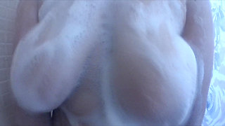 Cleaning My Tits in the Shower