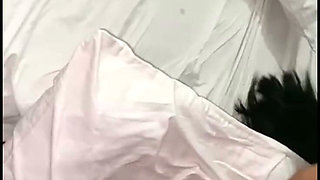 Hot Brunette Married Young Wife Giving to the Cocky Person and Her Husband