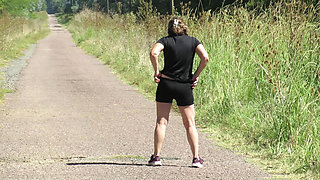 Patricia Undresses Under the Summer Sun