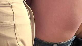 Wife Almost Caught Sneaking in to Restroom to Get Fucked