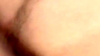 Hot red colored girl takes two huge cocks in her mouth and horny pussy