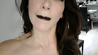 Feeling sexy with dark makeup