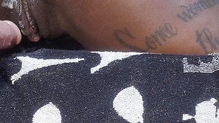 Ebony Gets Fucked by Fuck Machine