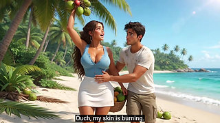 My beautiful step aunty banged my dick